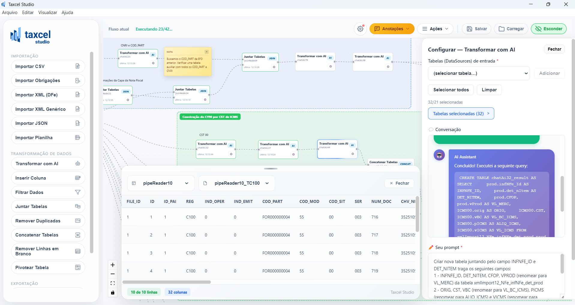Screenshot do Studio